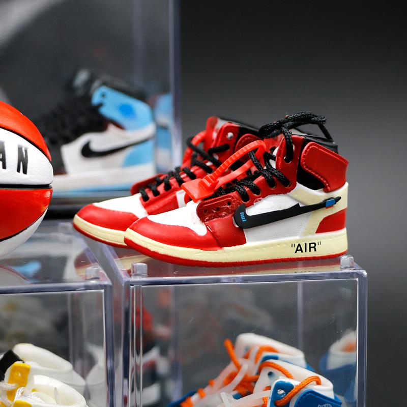 3d aj1 ow mini sneaker chicago collectible