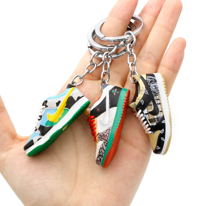 nike dunk sb mini sneakers keychain