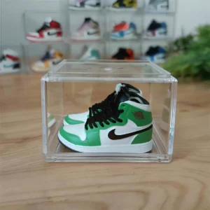 Air Jordan 1 Mid Lucky Green Mini Sneaker