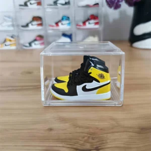 Air Jordan 1 Mid Yellow Toe Mini Sneaker