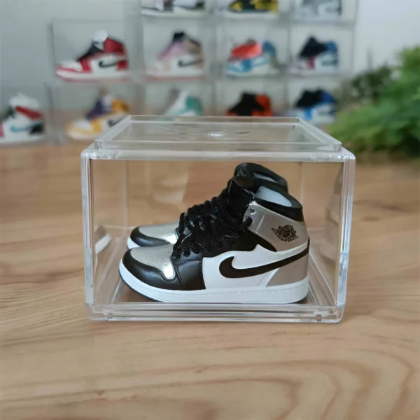 Air Jordan 1 Retro High Silver Toe Mini Sneaker