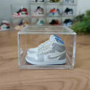 Air Jordan 1 Retro High Zoom White Racer Blue Mini Sneaker